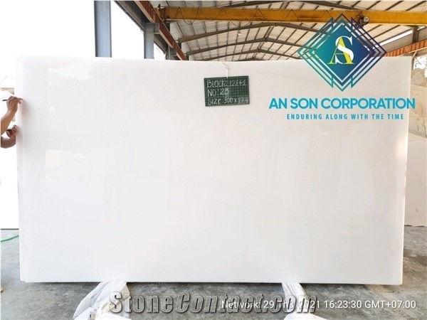 Best White Marble Big Slabs Grade a at an Son Corporation