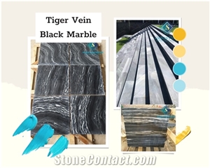 Big Promotion Big Sale for Tiger Vein Black Marble