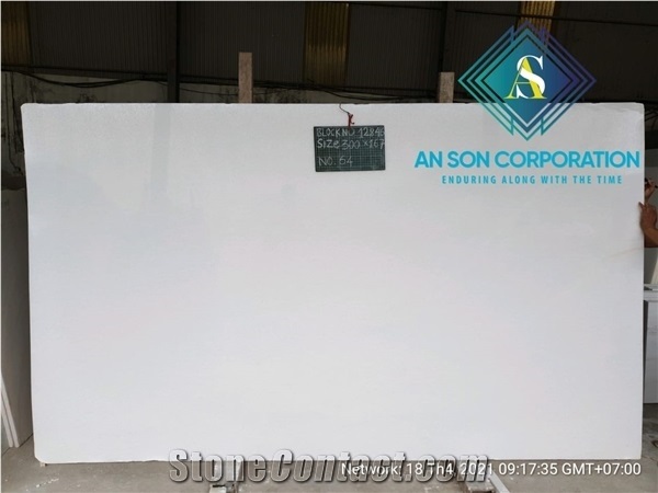 Big Slabs Vietnam Nano White Marble with Competitive Price