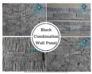Black Combination Marble Wall Panel