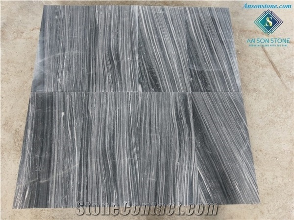 Black Marble Tiger Veins Flooring Tiles