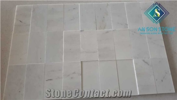 Commercial Quality Carrara White Marble Nature Stone Vietnam
