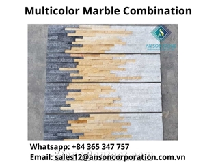Great Deal 10 for Multicolor Marble Combination Wall Panel