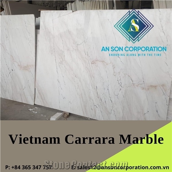 Great Discount for Vietnam Carrara Marble Slabs