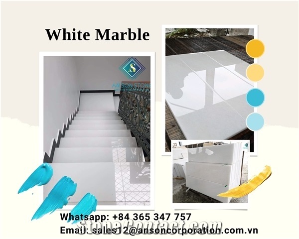 Great Discount for White Marble Step & Riser