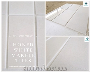 Honed Vietnam Pure White Marble - Discount 20