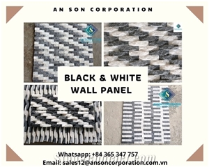 Hot Discount 10% Black & White Combination Marble for Wall