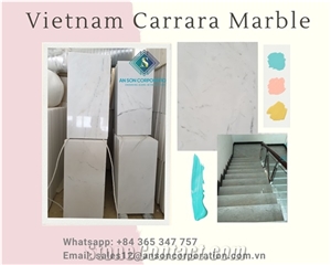 Hot Promotition for Vietnam Carrara Marble Slabs & Tiles