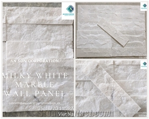 Miky White Marble Wall Cladding - Wall Panel