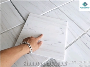 Milky White Marble Tiles from Vietnam