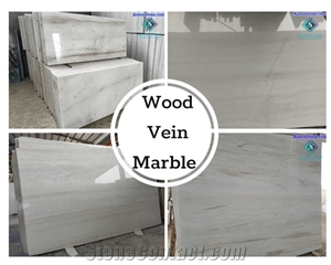 Polished Wooden Vein Marble Slab & Tile