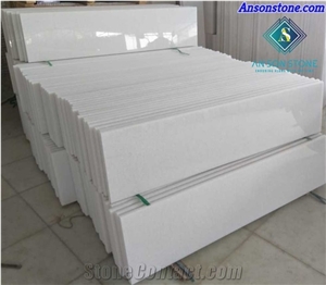 Pure White Marble Steps and Rises - Big Sale in July
