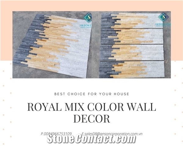 Royal Mix Color-Wall Cladding Stone