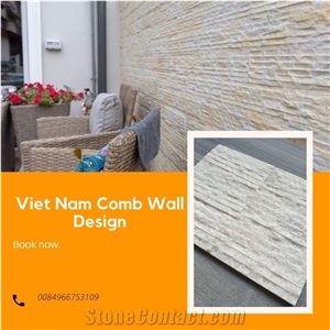 Stone Home Decor Product- Comb Design Surface