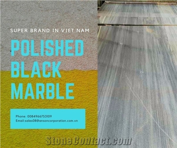 Viet Nam Polished Model Black Slab