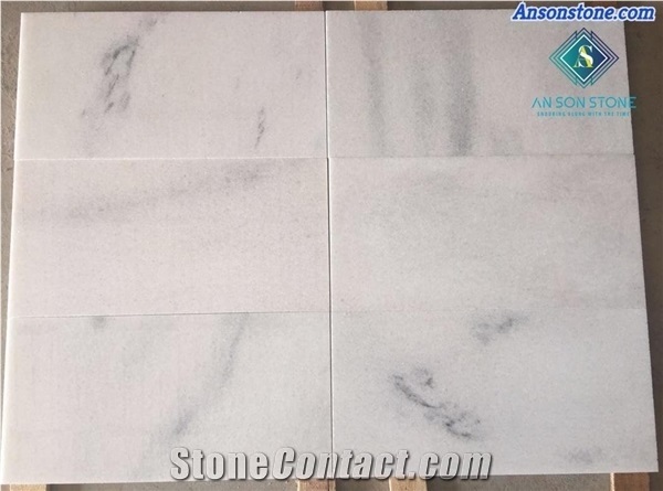 Vietnam Cheapest White Marble Tiles Polished Face
