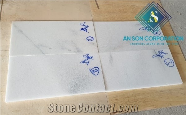 Vietnam Cheapest White Marble Tiles Polished Face