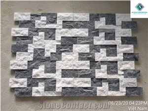 Vietnam Wall Panel Z Type Mixed Black and White