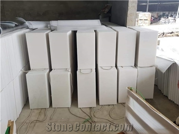 Vietnam White Marble Tiles Available Big Quantity