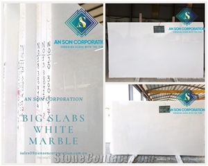 White Marble Slabs for Interior & Exterior Decoration