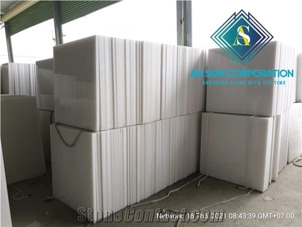 White Marble Tiles Material Has High Wear for Your House