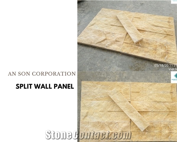 Yellow Split Wall Panel