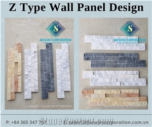 Z Type Wall Panel Stones