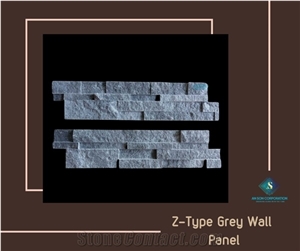 Ztype Grey Wall Panel