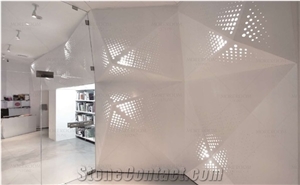 China Factory Acrylic Indoor Partition Solid Surface Sheet