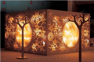Commercial Decoration Acrylic Light Box Slab