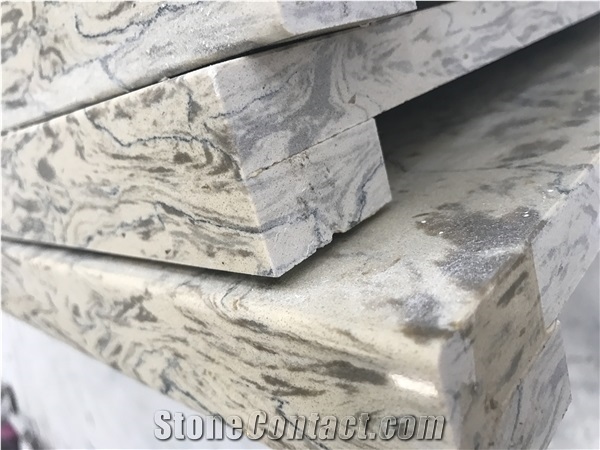 Custom Engineered Quartz Stone Table Top