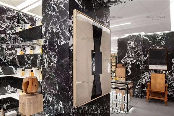 Decoration Calacatta Black Luxury Italy Marble