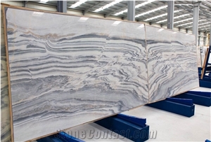Calacatta Cielo Marble Slabs, 2 Cm, Bookmatched