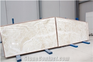 Champagne Onyx Slabs, 2 Cm, Bookmatched