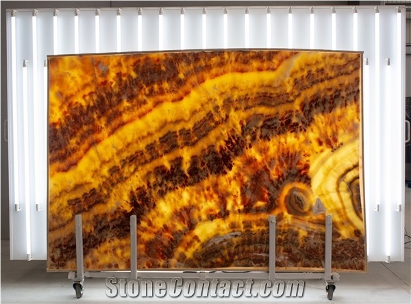 Lava Onyx 2 cm Bookmatched Slabs