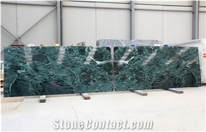 Verde Alpi Marble Slabs 2 Cm, Bookmatch
