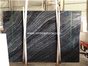 China Black Forest Marble Slab Wall Floor Tiles