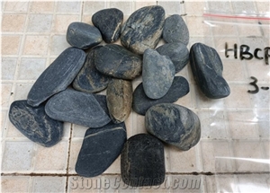 Chinese Black Polished Garden Pebbles Hbcps-04b