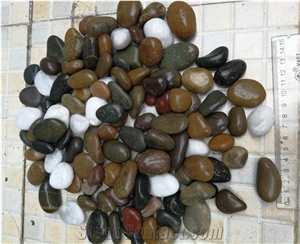 Chinese Multi-Color Polished Garden Pebbles Hbcps-07