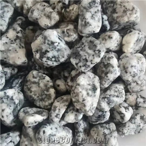 Grey Granite Crushed and Tumbled Gravel Pebbles Hbc-04