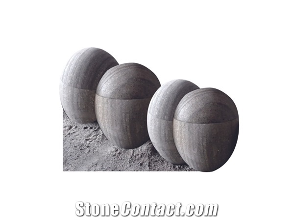 Gray Brexi Stone Memorial Urns for Ashes