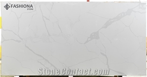 Calacatta Prefab Countertop Solid Surface Manmade Quartz