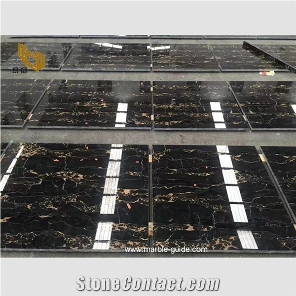 Athen Portoro Golden Marble Slabs and Tiles for Wholesale