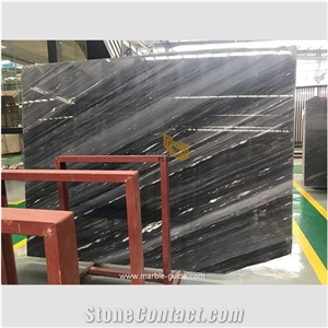 Polished Pietra Gray Marble Slabs Factory for Countertops