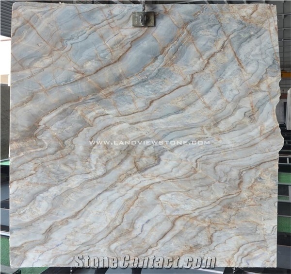 Yellow and Blue Classic Lafite Palissandro Marble for Countertop