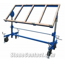 Slab Work Table, Stone Processing Table