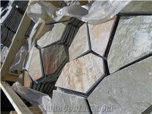 Cheap Chinese Rusty Slate Culture Stone Flagstone Terrace