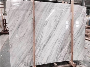 Greece Quarry Volakas Venus White Marble Slab Wall Flooring