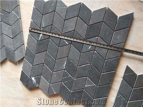 Pietra Gray Grey Marble Blocks for Polished Mosaic Designs