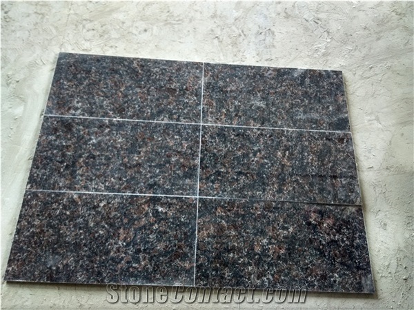 Polished Indian Tan Brown Granite Slabs Tiles Flooring Walls